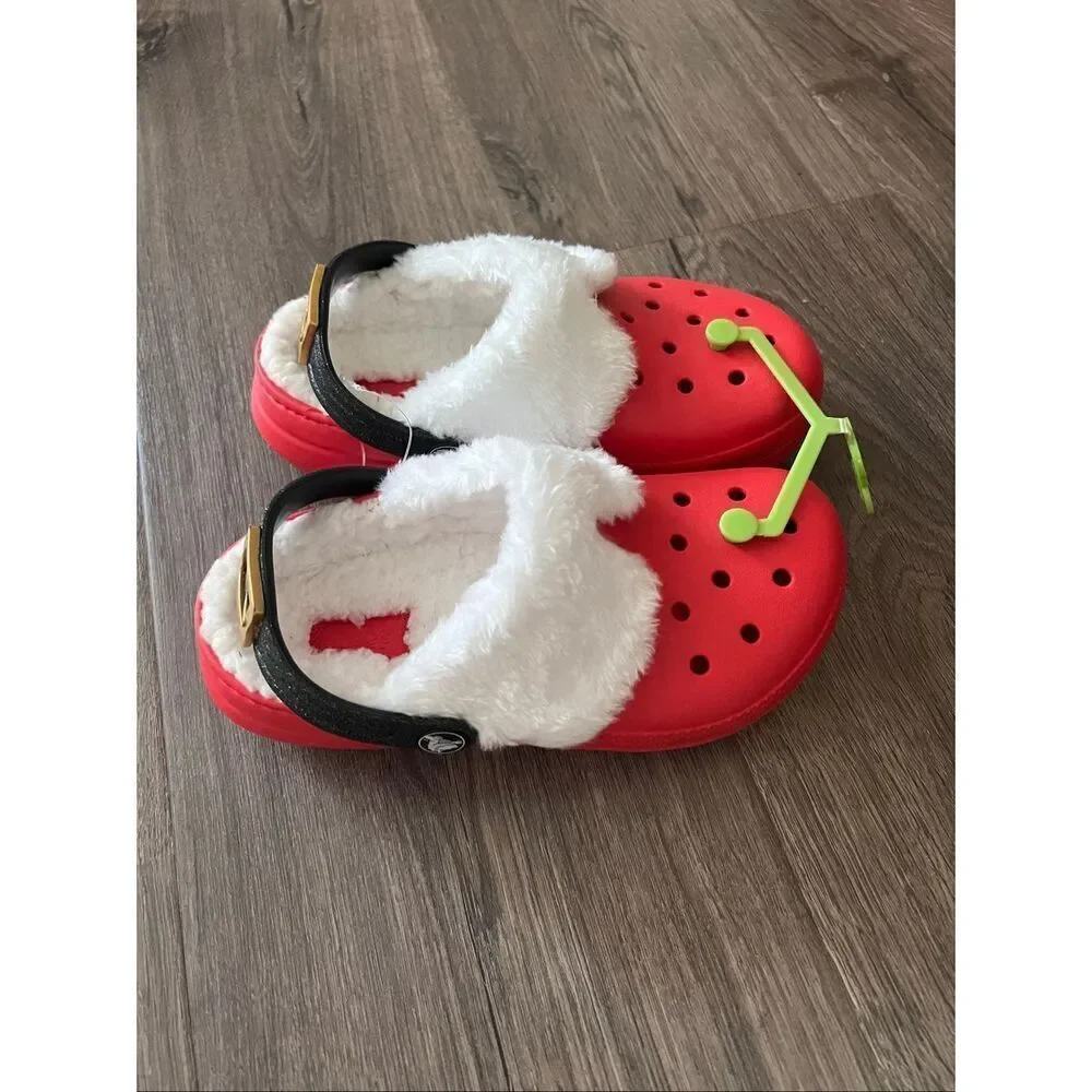 Crocs Unisex-Child Classic Holiday Lined Clogs